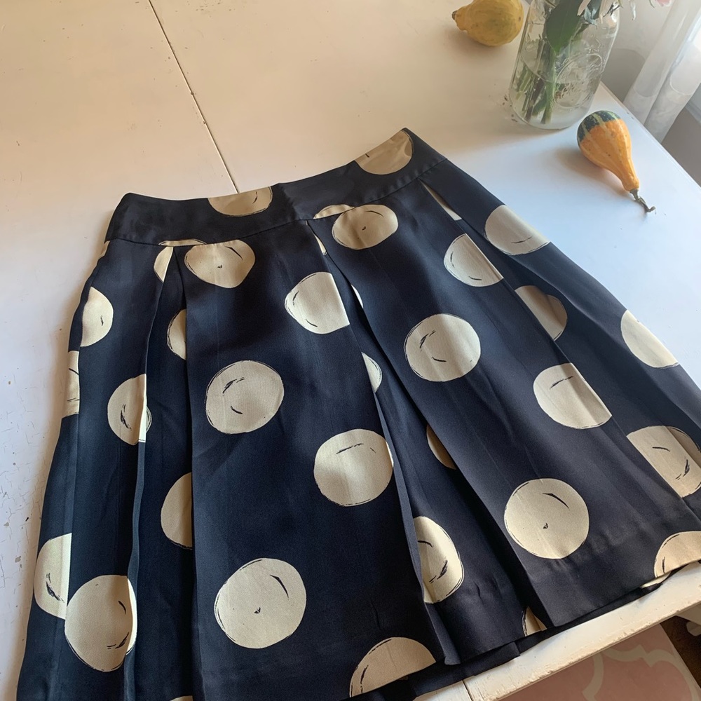 Kate Spade: Black & Gold Pleated Skirt, 2